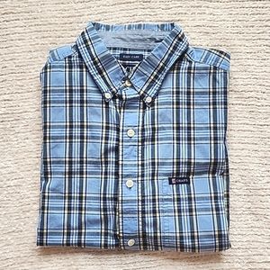 Men's Chaps Short Sleeve Button Down